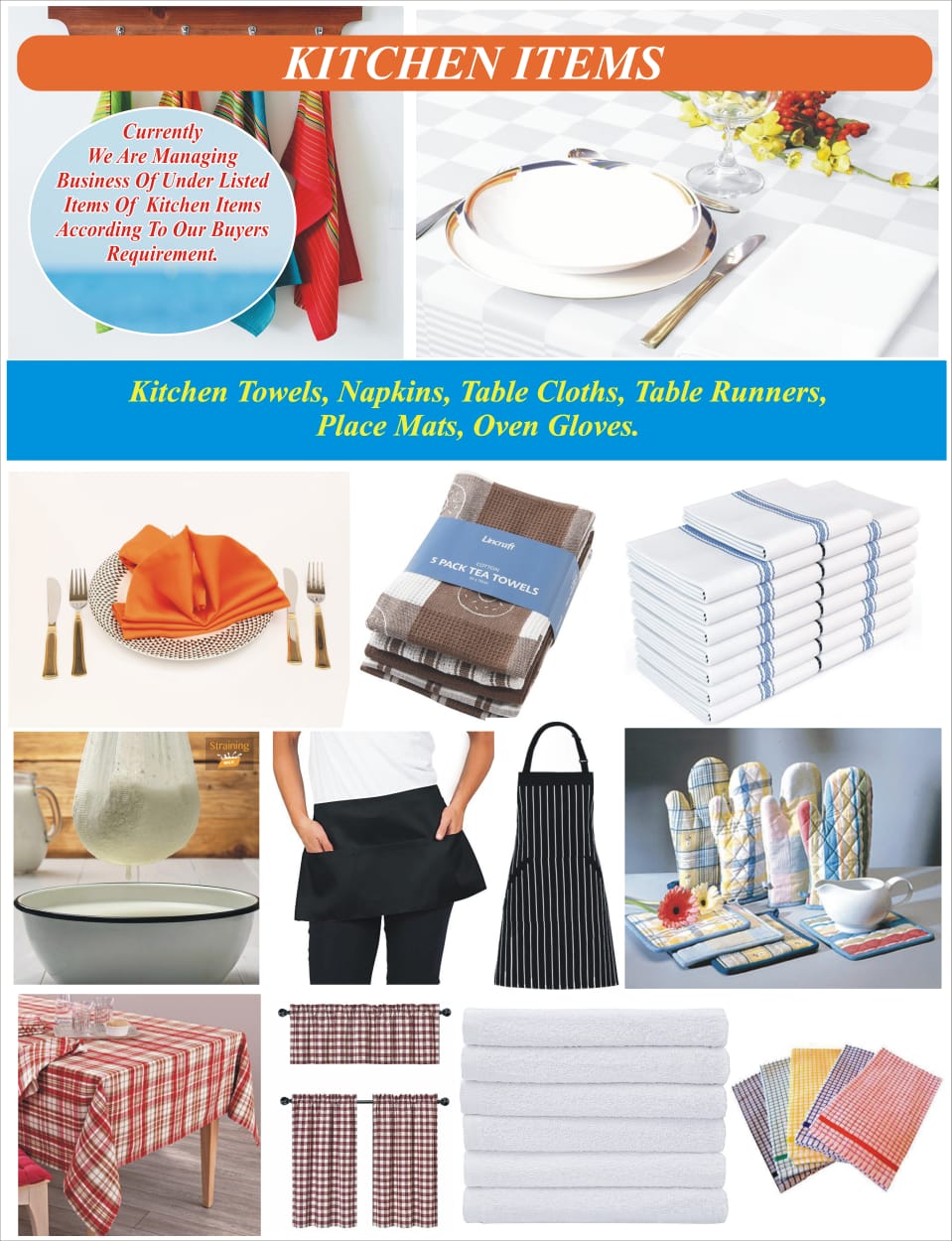 KITCHEN ITEMS